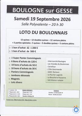 Image LOTO du BOULONNAIS (Entente Boulogne Peguilhan) (photo 1)
