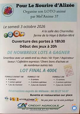 Image SUPER LOTO ANIME PAR MELANIE (photo 1)