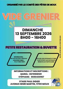 Image Vide grenier du comité des fêtes (photo 1)