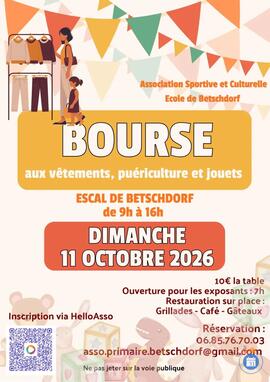 Image Bourse vêtements jouets puériculture (photo 1)