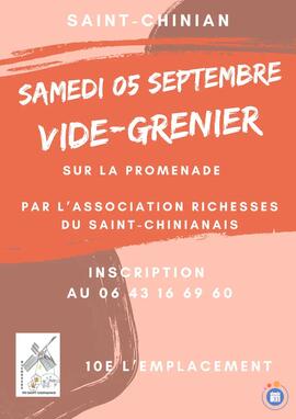 Image Vide-greniers de l'association Richesses du Saint-Chinianais (photo 1)