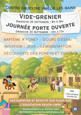 Image Vide grenier et journée porte ouverte du centre équestre (photo 1)