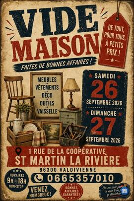 Image VIDE MAISON ST MARTIN LA RIVIERE (photo 1)