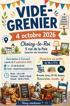 Image Vide grenier choisy le roi gondoles (photo 1)