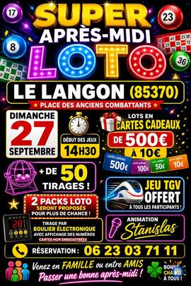 Image Après midi amination Loto avec packs (photo 1)