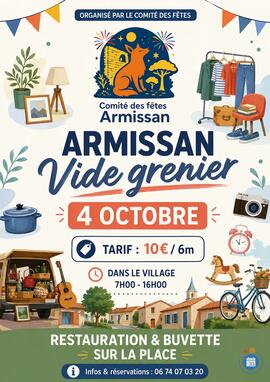 Image Vide Grenier du Comité des Fêtes Armissan (photo 1)