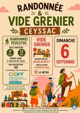 Image Randonnée et Vide grenier Ceyssac (photo 1)
