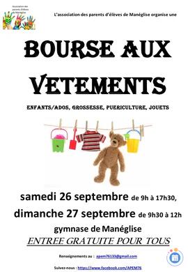 Image bourse aux vêtements, jouets et puériculture (photo 1)