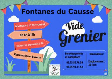 Image Vide-grenier de Fontanes du Causse (photo 1)