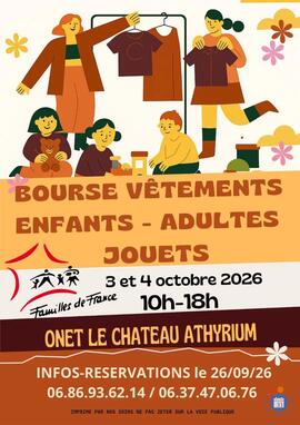 Image BOURSE AUX VETEMENTS ADULTES - ENAFNTS ET AUX JOUETS (photo 1)