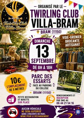 Image Vide grenier du Twirling club Villa-Bram (photo 1)