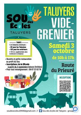 Image Vide grenier Taluyers (photo 1)