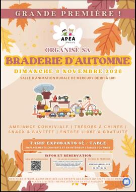 Image Braderie d'Automne de l'APEA - Mercury (photo 1)