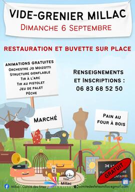 Image Vide-grenier Millac (photo 1)