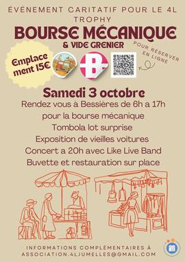 Image Bourse mécanique & exposition de voitures anciennes – 3 octobre (photo 1)
