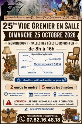 Image 25 ème Vide grenier en Salle (photo 1)