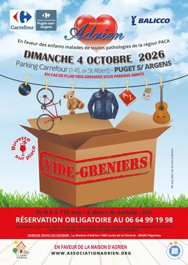 Image VIDE GRENIERS CARREFOUR PUGET-SUR-ARGENS (photo 1)