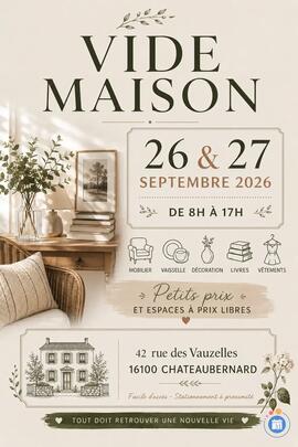 Image Vide maison 26 & 27 sept. (photo 1)