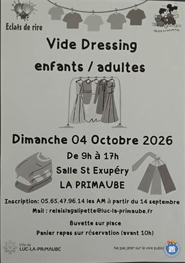 Image Vide dressing enfants,adultes (photo 1)