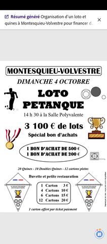 Image Loto pétanque (photo 1)
