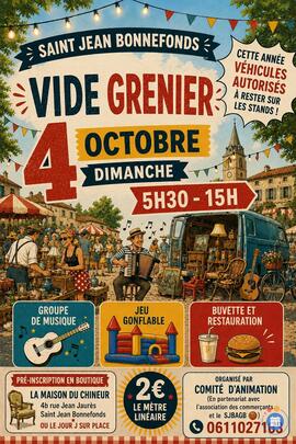 Image 🏘️ Grand vide-grenier annuel de Saint-Jean-Bonnefonds (photo 1)
