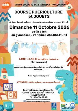 Image Bourse puériculture et jouets (photo 1)