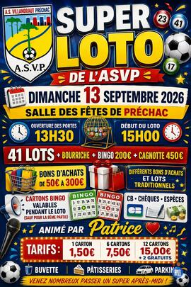 Image SUPER LOTO DE L'ASVP (photo 1)
