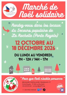 Image MARCHÉ DE NOËL SOLIDAIRE DU SECOURS POPULAIRE DE LA ROCHELLE (photo 1)