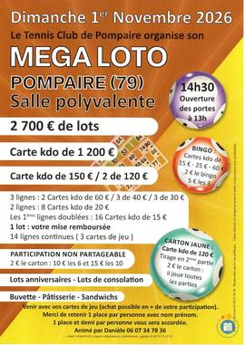 Image Mega loto Tennis club pompaire (photo 1)