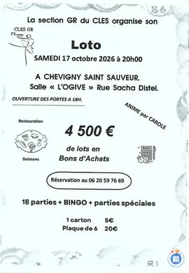 Image Loto du CLES GR (photo 1)