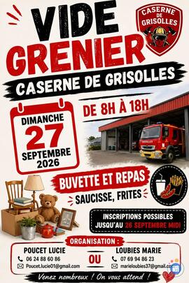 Image Vide Grenier des Sapeurs-Pompiers de Grisolles (photo 1)