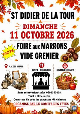 Image foire d'automne et vide grenier (photo 1)