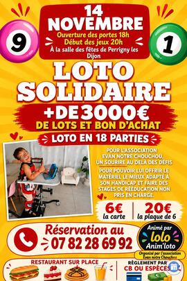 Image Loto pour Evan notre chouchou. Un sourire au delà des defis (photo 1)