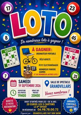 Image LOTO Grandvillars Fait Son Show (photo 1)
