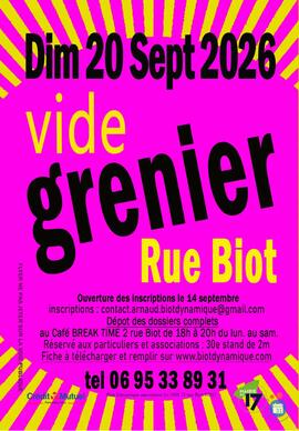 Image Vide-grenier de la rue Biot (photo 1)