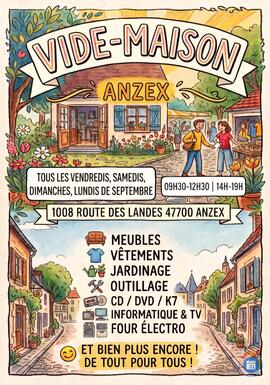 Image Vide maison sur ANZEX 47700 ven-sam-dim-lun (photo 1)