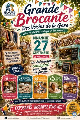 Image Grande Brocante des voisins de la gare. (photo 1)