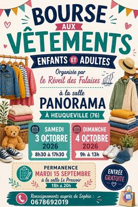 Image Bourses aux vêtements enfants et adultes (photo 1)