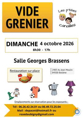 Image Vide grenier : l’association les P’tites Canailles (photo 1)
