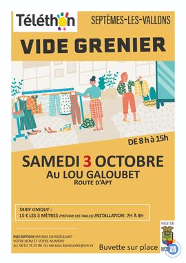 Image vide grenier pour le TELETHON (photo 1)