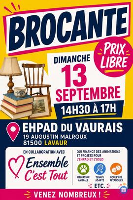Image Vide-Grenier, Prix libre, EHPAD du Vaurais (photo 1)