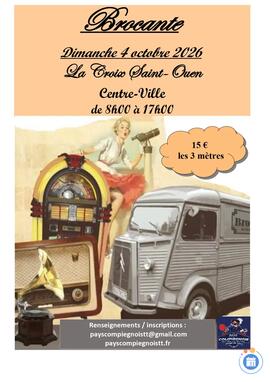 Image Brocante-vide greniers la croix saint-ouen dimanche 4 octobre (photo 1)
