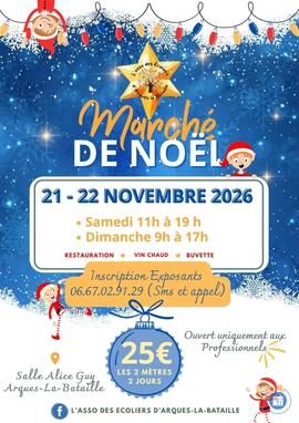 Image Marché de Noël organisé par les associations parents d'élève (photo 1)
