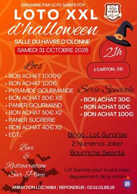 Image LOTO XXL DU FOOTBALL CLUB DE SAINTE FOY (photo 1)