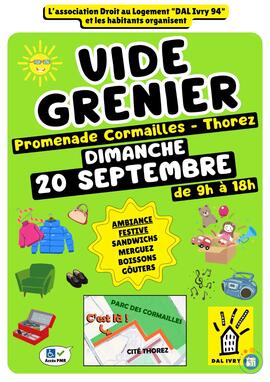 Image Vide grenier du centre ville promenade Cormailles-Thorez (photo 1)