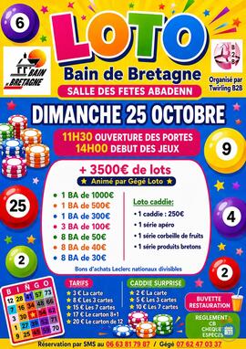 Image Super loto du Twirling B2B Anim Gégé loto (photo 1)