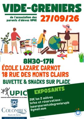 Image Vide-grenier de l'association des parents d'élèves UPIC (photo 1)