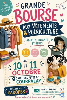 Image bourse aux vetements . adultes .enfants .bébés et puériculture (photo 1)