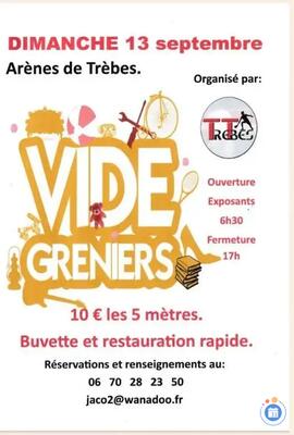 Image Vide grenier Tennis de Table Trèbes (photo 1)