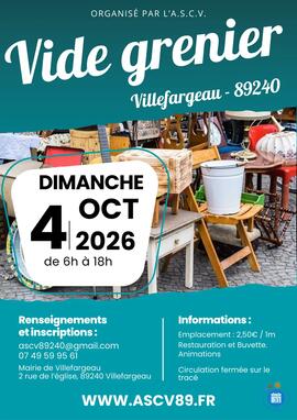 Image Vide Grenier Villefargeau (photo 1)